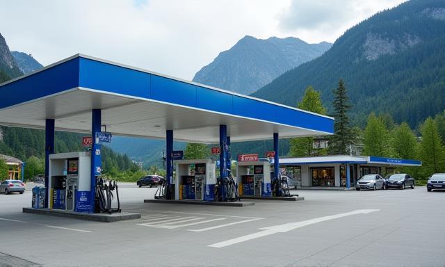 Tankstelle Gotthard Raststätte